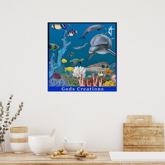 Werbeplakat für Götter Poster (Küche)