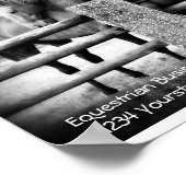 Werbeplakat für Pferde Poster (Ecke)