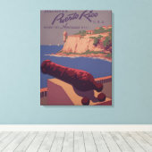 Werbeplakat für Reisen Leinwanddruck (Insitu (Holzboden))