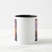Werbeplakat für Reisen Tasse (Zentrum)