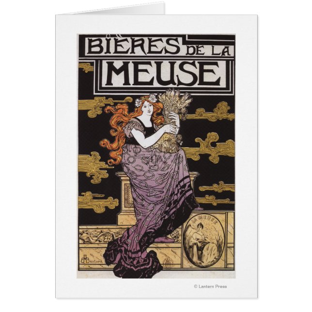 Werbeplakat von Bieres de la Meuse (Vorne)