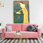 Werbeplakate für "Paris Mode" M Leinwanddruck (Insitu (Wohnzimmer))