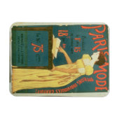 Werbeplakate für "Paris Mode" M Magnet (Horizontal)