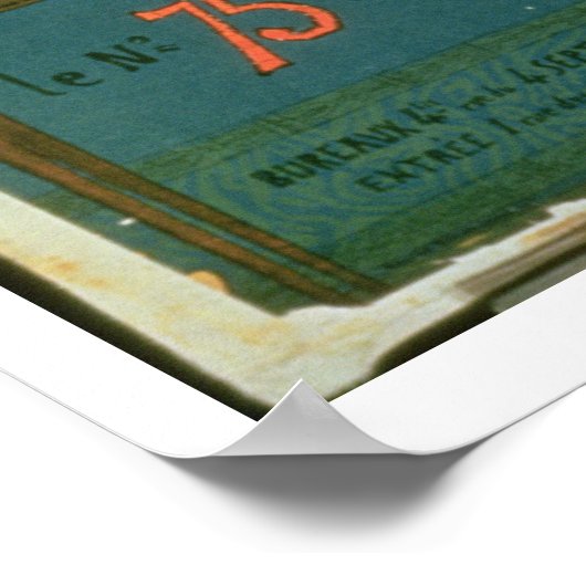 Werbeplakate für "Paris Mode" M Poster (Ecke)