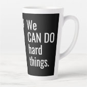 Werbeplakette für die neueste Tasse (Rechts)