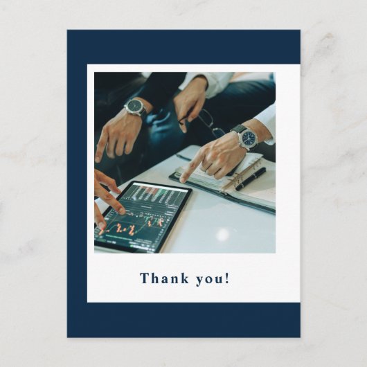 Werbeplanner Vielen Dank Postkarte (Vorderseite)