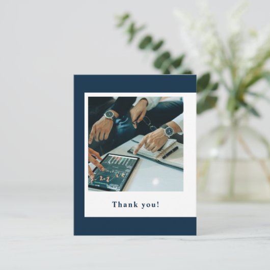 Werbeplanner Vielen Dank Postkarte (Stehend Vorderseite)