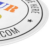 Werbeplatine für kundenspezifische Firmenlogos Schneidebrett (Ecke)