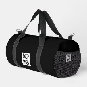 Werbeproff für das Schwarzweiß-Logo Duffle Bag