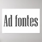 Werbesfontes Poster (Vorne)
