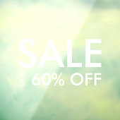 Werbeshop Verkauf 50% Ermäßigung Fensteraufkleber (Blatt 3)