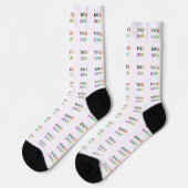 Werbesocken für Ihr Firmenlogo wählen Farben aus Socken (Linkes Detail)