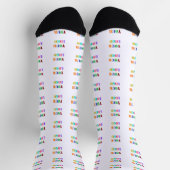 Werbesocken für Ihr Firmenlogo wählen Farben aus Socken (Oben)