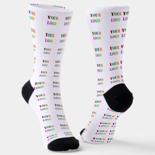 Werbesocken für Ihr Firmenlogo wählen Farben aus Socken (Gewinkelt)