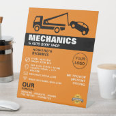 Werbespots, Auto- und Reparaturarbeiten Sockelschild (In Situ)