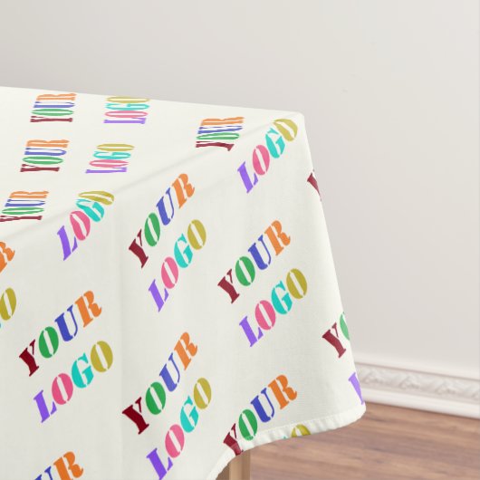 Werbetablett für Ihr Markenlogo Tischdecke (Beispiel)