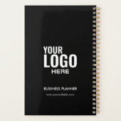 Werbetafel für kundenspezifische Logos Woche und M Planer (Rückseite)