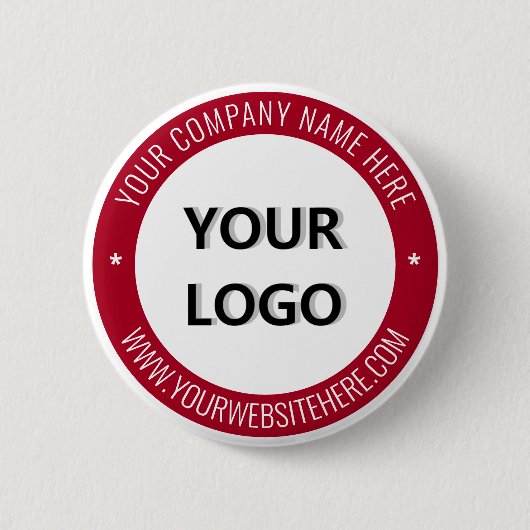 Werbetaste für benutzerdefinierte Logos - Ihre Far Button (Vorderseite)