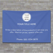 Werbetext für moderne Firmenlogos Banner