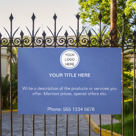 Werbetext für moderne Firmenlogos Banner