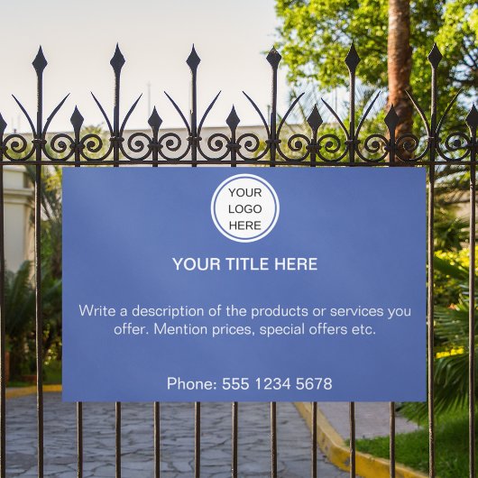 Werbetext für moderne Firmenlogos Banner