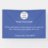 Werbetext für moderne Firmenlogos Banner (Horizontal)