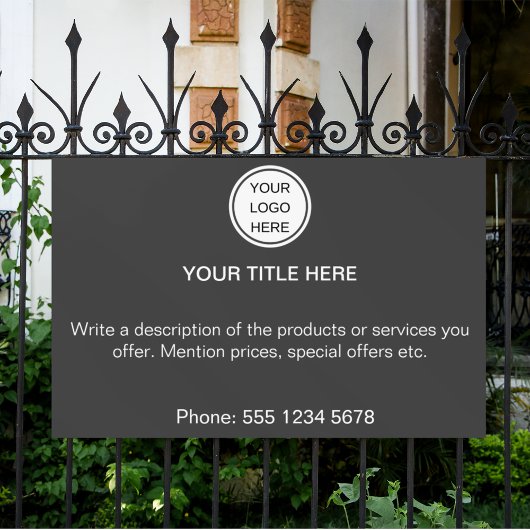 Werbetexte für moderne Unternehmenslogo Banner