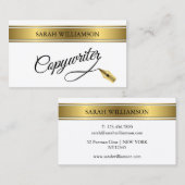 Werbetexter-Visitenkarte Visitenkarte (Vorne/Hinten)