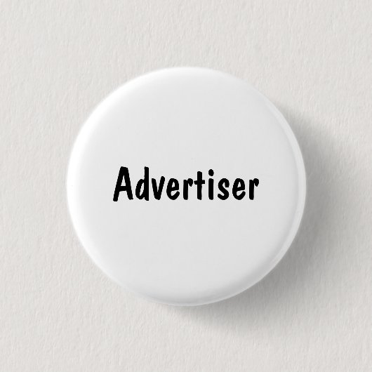 Werbetreibender Button (Vorderseite)