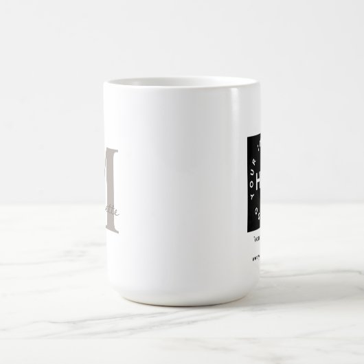 Werbeunternehmen | Corporate Logo Company Verwandlungstasse (Zentrum)