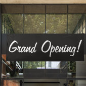 Werbeunternehmen für Black & White Grand Opening Banner
