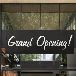 Werbeunternehmen für Black & White Grand Opening Banner