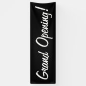 Werbeunternehmen für Black & White Grand Opening Banner (Vertikal)