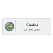 Werbeunternehmen für Firmenlogo Magnetic Namenschild (Vorderseite)