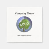 Werbeunternehmen für Firmenlogo Serviette (Vorderseite)