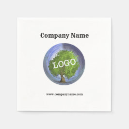 Werbeunternehmen für Firmenlogo Serviette