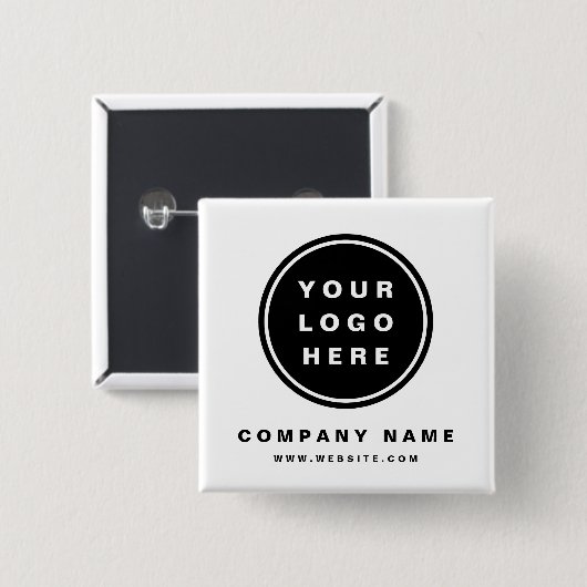 Werbeunternehmen für Ihr Firmenlogo Button (Vorne & Hinten)