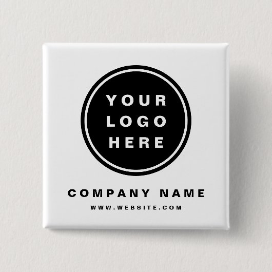 Werbeunternehmen für Ihr Firmenlogo Button (Vorderseite)