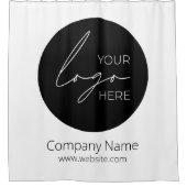 Werbeunternehmen für Ihr Firmenlogo Duschvorhang (Vorderseite)