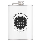 Werbeunternehmen für Ihr Firmenlogo Flachmann (Vorderseite)