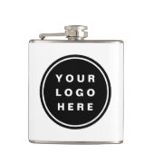 Werbeunternehmen für Ihr Firmenlogo Flachmann (Vorderseite)