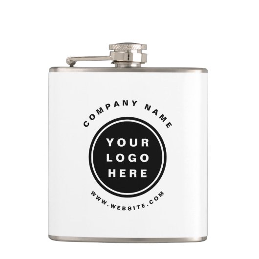 Werbeunternehmen für Ihr Firmenlogo Flachmann (Vorderseite)