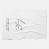 Werbeunternehmen für Ihr Firmenlogo Geschirrtuch (Horizontal)