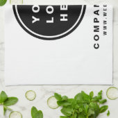 Werbeunternehmen für Ihr Firmenlogo Geschirrtuch (Gefaltet)