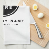 Werbeunternehmen für Ihr Firmenlogo Geschirrtuch (Viertel Falte)