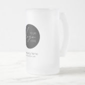 Werbeunternehmen für Ihr Firmenlogo Mattglas Bierglas (VorderseiteRechts)