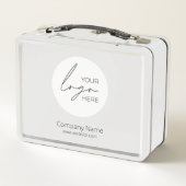 Werbeunternehmen für Ihr Firmenlogo Metall Brotdose (Rückseite)