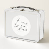 Werbeunternehmen für Ihr Firmenlogo Metall Brotdose (Vorderseite)