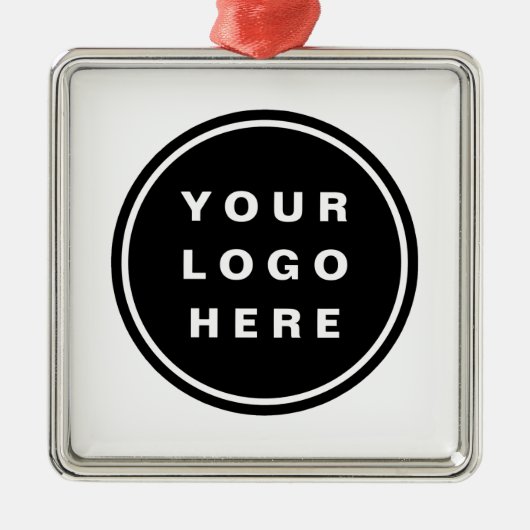 Werbeunternehmen für Ihr Firmenlogo Ornament Aus Metall (Vorne)