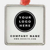 Werbeunternehmen für Ihr Firmenlogo Ornament Aus Metall (Vorne)